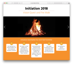 <a href='http://www.initiation-2018.de' target='_blank'>www.initiation-2018.de</a><br />Initiation 2018, Vision Quest und Fire Walk<br />Februar 2018 - Technologie: HTML responsive<br /> (56/142)