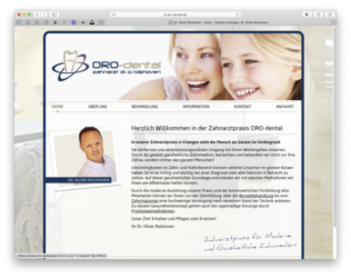<a href="http://www.oro-dental.de" target="_blank">www.oro-dental.de</a><br />Zahnarztpraxis ORO-dental<br />April 2020 - Technologie: netissimoCMS responsive (22/142)