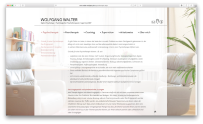 <a href="http://www.walter-wolfgang.de" target="_blank">www.walter-wolfgang.de</a><br />Wolfgang Walter, Diplom-Psychologe | Psychologischer Psychotherapeut | Supervisor BDP <br />Gemeinschaftsproduktion mit eskade|design <a href="http://www.eskade-design.de" target="_blank">www.eskade-design.de</a> <br />Mai  2017 - Technologie: netissimoCMS responsive (23/75)