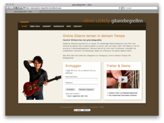 <a href="http://www.gitarre-begreifen.de" target="_blank">www.gitarre-begreifen.de</a><br />Gitarre Begreifen, Online-Gitarrenkurs<br />Gemeinschaftsproduktion mit Karl Serwotka von <a href="http://www.promedia-design.de" target="_blank">www.promedia-design.de</a> <br />Dezember 2012 - Technologie: netissimoCMS (48/142)